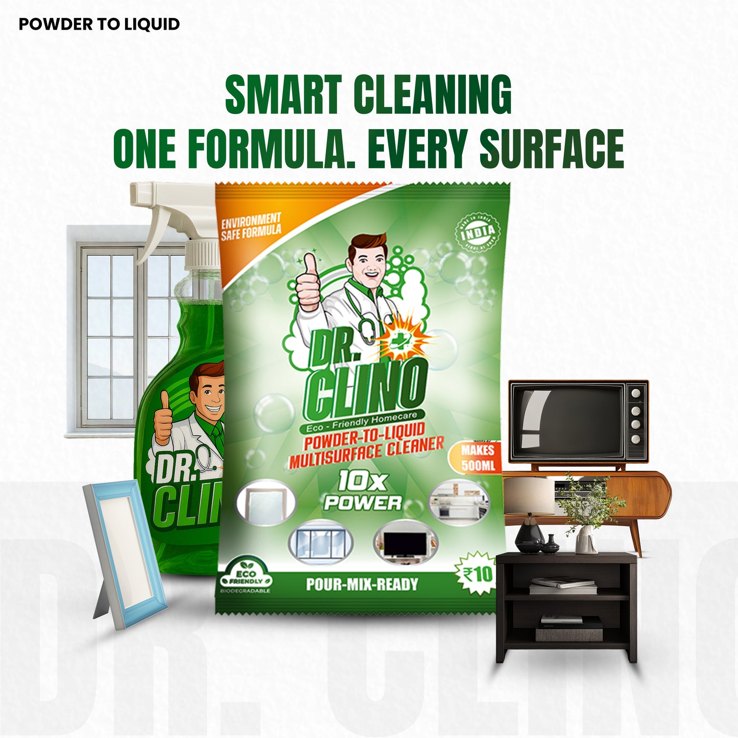 Multisurface Cleaner - Powder To Liquuid
