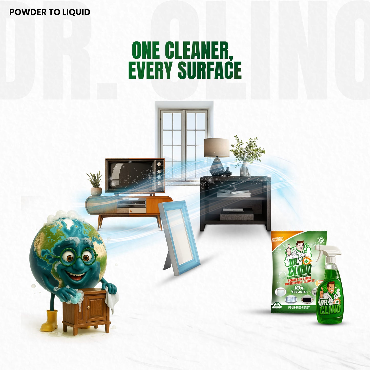 Multisurface Cleaner - Powder To Liquuid