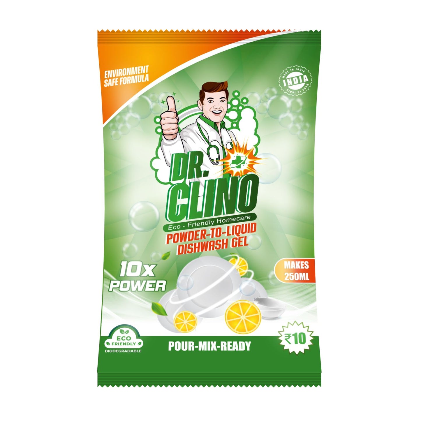 Dishwash Gel - Powder to Liquid