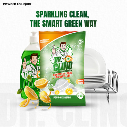 Dishwash Gel - Powder to Liquid