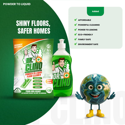 Floor cleaner - Powder To  Liquid